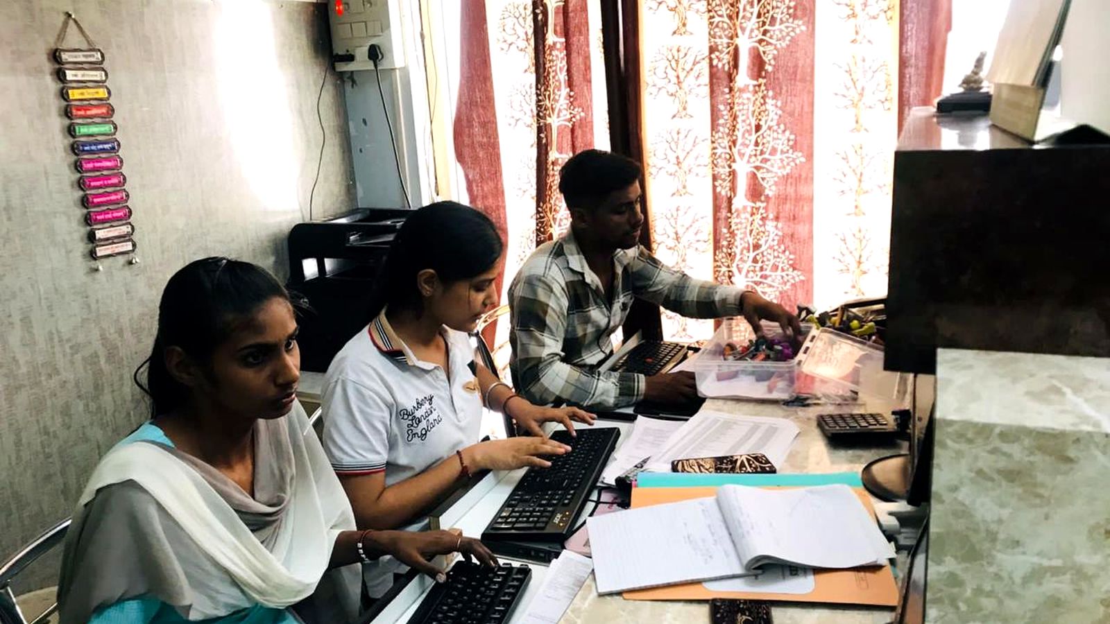 Data entry desk — Canjain Global Advisors